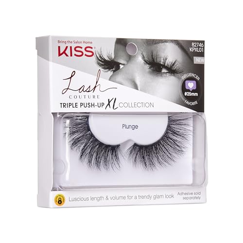 Save 73% on KISS False Eyelashes - Triple Push Up XL Collection - Image 4