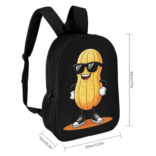 Cute Peanut1 Travel Backpack Small Casual Daypack Bag with Adjustable Strap for Hiking Camping Gym2