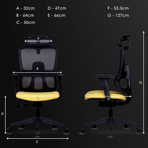 Image of Varaha Beast BIS Certified Ergonomic Office High Back Chair | 5 Year Warranty | Adjustable 2D Headrest, 3D PU Armrest, Seat Sliding Mechanism with 3 Multilock Recline |Gaming Desk Chair for Home|Black