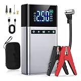HSZSXJK 4000A 29800mAh Arrancador de Batería de Coche con compresor de Aire 150PSI, 12V Arrancador Portátil de Batería,...
