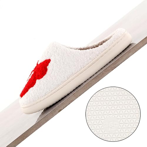 Image of Slippers for Women Men Fuzzy Memory Foam Slipper Fluffy Winter Soft Warm Slip On House Shoes
