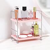 JANUS LiANG 2-Tier Bathroom Countertop Organizer Makeup Organizer Perfume Cosmetic Holder Standing C