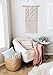 Handmade Macrame Wall Hanging Woven Tapestry - BOHO Chic Home Art Decor - Bohemian Apartment Studio Dorm Decorative Interior Wall Decor - Living Room Bedroom Nursery Craft Decorations, 12.0