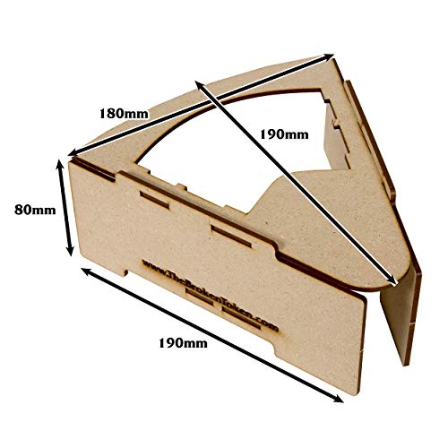 Image of The Broken Token Modular Paint Rack - 45 Wedge Riser for Modular Paint Racks - Customize Your Setup, Reach Your Bottles, Brushes and Pots with Easy Organization & Access