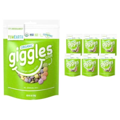 YumEarth Organic Sour Giggles Chewy Candy Cover
