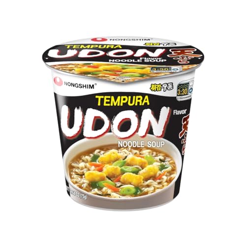 (Pack of 6) Nongshim Tempura Udon Cup Noodle Soup 2.64 OZ