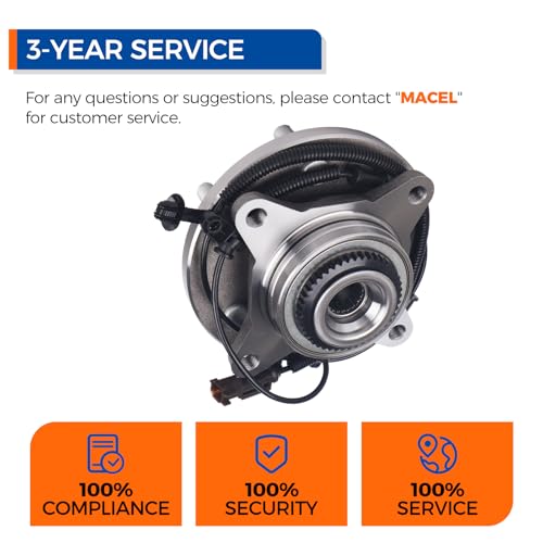 PAROD 515188 Front Wheel Bub Bearing Assembly Fit for Ford F-150 2017 2018 2019 2020，Passenger&Drive Side w/ABS 6Lugs by PAROD - Used condition - Image 7