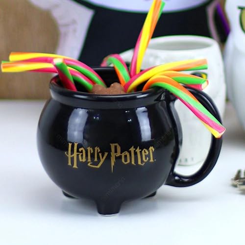 Zona Criativa Caneca 3D Formato Caldeirão Hogwarts Harry Potter 500 ml