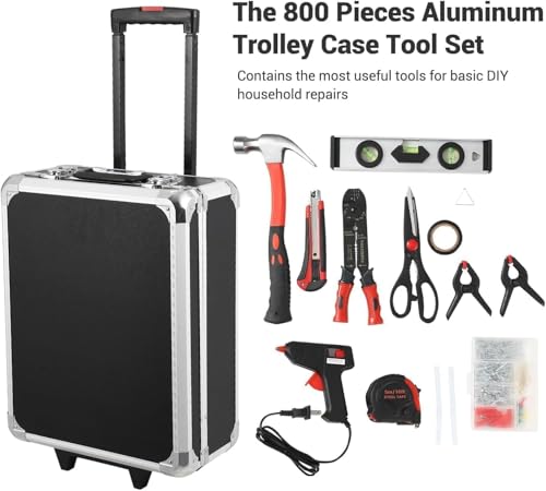 Set de herramientas 800 piezas con maletín de aluminio miniatura 3