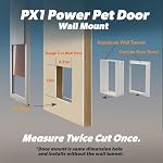 Power Pet Smart Automatic Electronic Pet Door by High Tech Pet (Wall Mount, Medium, Non-WiFi) - Image 6