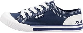 Rocket Dog Jazzin Womens Navy Canvas Shoe - Size 8 UK - Blue