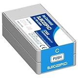 Italy's Cartridge CARTUCCIA SJIC22PC CIANO C33S020602 INK PIGMENTATO COMPATIBILE PER EPSON COLORWORKS TM C3500 CAPACITA 32,5ml