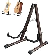 LEKATO Gitarrenständer, Stabiler Gitarrenhalter Bassständer A-Frame Boden E-Gitarrenständer, Klas...