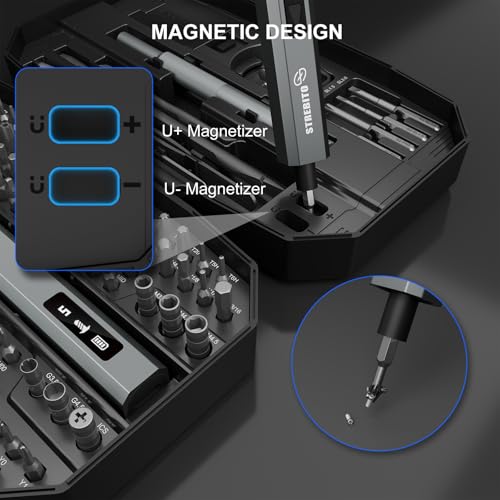 STREBITO 155-in-1 Electric Screwdriver Set