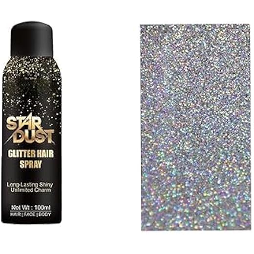 Glitter Hair Spray Long Lasting 100ML