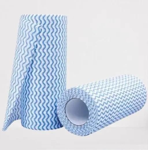 RHYTHM - Non-Woven Reusable & Washable Kitchen Towel Wipes (80 Wipes Per Roll, Total 160 Sheets) (pack of 2)-image-5