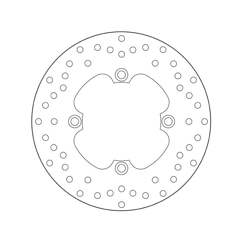 BREMBO Disco freno 68B40780 posteriore 105mm 240mm