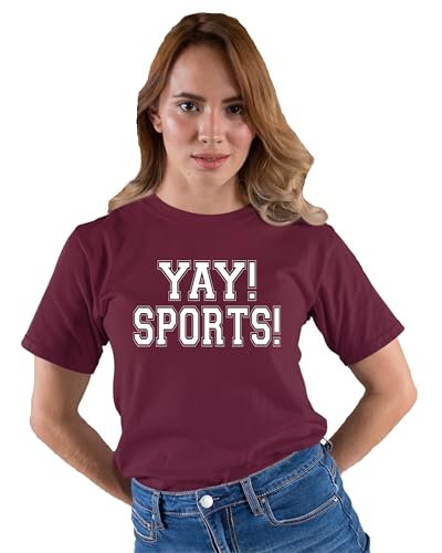 Go All Out Adult Yay! Sports! Funny Non Sports Fan T-Shirt3