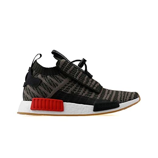 adidas Herr – NMD TS1 Prime stickad slip on – grön kamouflage – B37633, - Grön vit B37633 - 40 EU