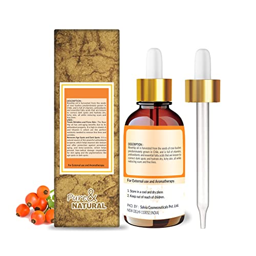 Image of Crysalis Rosehip (Rosa Canina L.) Oil |100% Pure & Natural Undiluted Essential Organic Rosehip Oil For Anti-Aging Benefits, Enhances Elasticity And Moisturization,-30ml