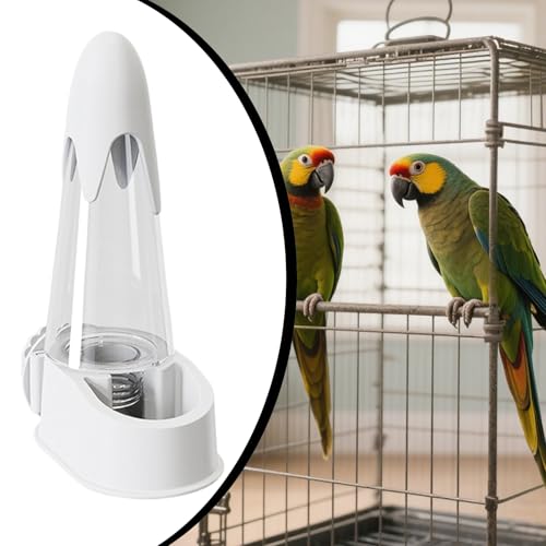 Vogelkäfig Tränke Automat - Automatischer Futterautomat Für Vogelkäfig | Leichte Montage Für Papageien Agaporniden Sittiche Kanarienvögel Wellensittiche Aras
