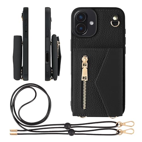HANATORA for iPhone 16Plus �P�[�X �V�����_�[ �{�v �V�������N���U�[ �ϏՌ� �X�}�z�P�[�X �X�}�z �V�����_�[�X�g���b�v �t�� �t�@�X�i�[ �X�}�z�V�����_�[ �J�o�[ �J�[�h�|�P�b�g �J�[�h���[ ���K���� �u���b�N BPCGZ-1