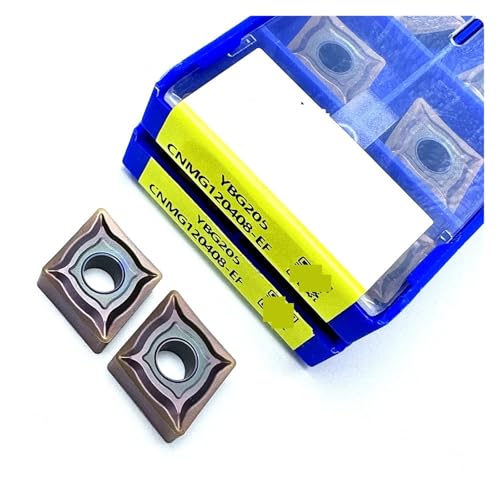 10 Piezas CNMG120404-EF YBG205 Herramientas de Torno miniatura 4