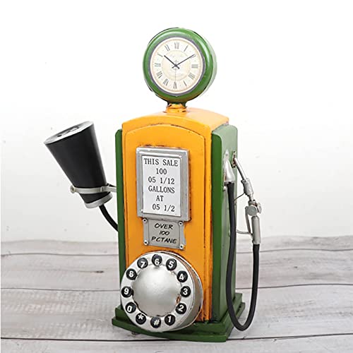 Téléphone fixe à l'ancienne rétro avec combiné filaire et cadran