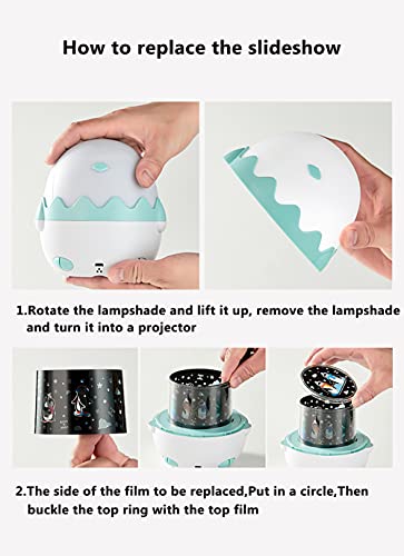 Star Sky Projector Lights, Multifunctionele USB Nachtlampje, Muziekdoos Met13 Soorten Projectie Foto, Gift, Gypsophila… - Image 8