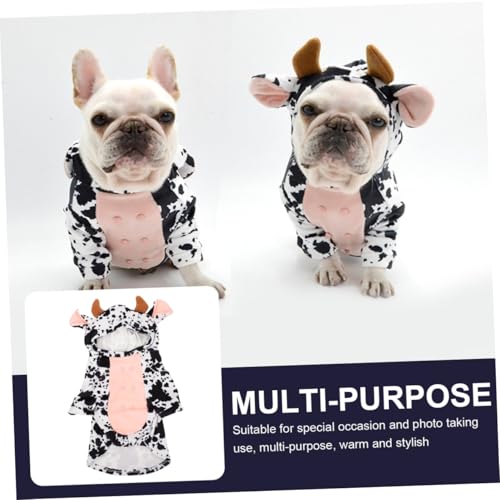 Disfraz de vaca para perro tamaño L Mikikit miniatura 7