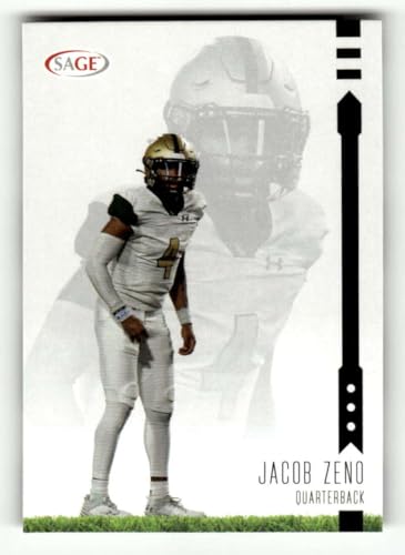 2025 SAGE Low Series #36 Jacob Zeno RC Rookie UAB Blazers Football Base Trading Card