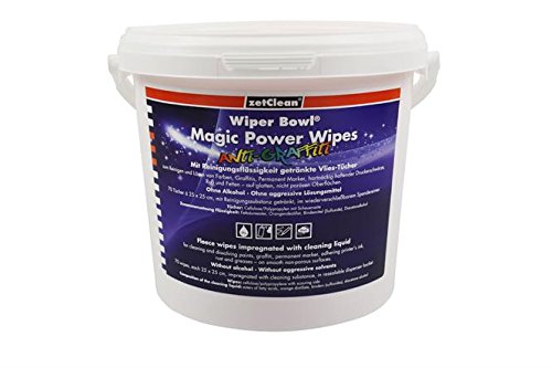 Wiper Bowl - Magic Power Wipes 70 Tücher Graffiti-Entferner
