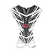 IZLYWQ 3D Moto Tank Pad Protecteur Autocollant Motocross Tankpad pour Honda CBR 600 900 1000 RR CBF CB600 Hornet pour Kawasaki (Color : White)
