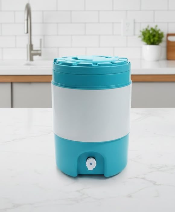 Image of Aqua Cool Water Jug | Long-Lasting Cooling up to 30 Hours | Heavy-Duty Insulated Water Container (Sea Green, 18 litres)