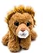 Onwomania Peluche Peluche predatore re del Deserto Gatto Grande Leone Lunghezza 25 cm Marrone