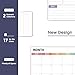 ALEZEL Magnetic Dry Erase Refrigerator Calendar, Dry Erase Calendar White Board Set for Fridge - Magnetic Monthly & Weekly Planner with List Board, 4 Markers + Eraser