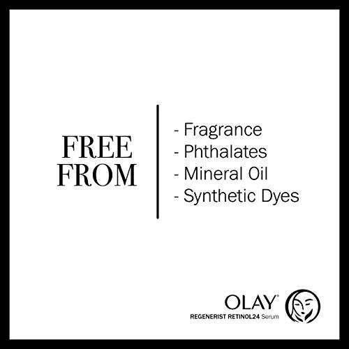 Olay Regenerist Retinol Face Serum, Retinol 24 Night Face Serum, 1.3Oz + Whip Face Moisturizer Travel/Trial Size Gift Set #TOP3
