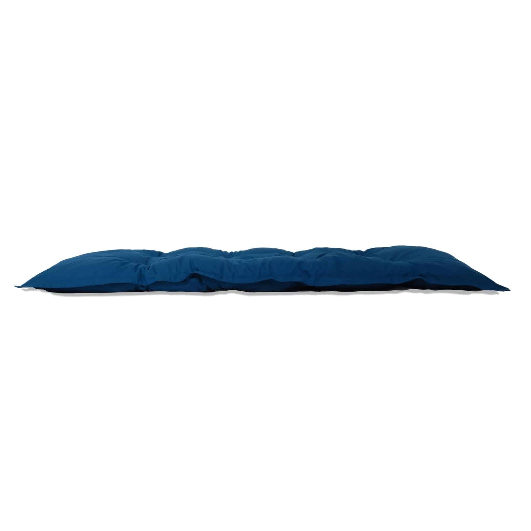 Futon XXL d'extérieur – Matelas de Sol 195x100cm pour Salon de Jardin, terrasse ou Balcon – Coussin de Sol épais & Moelleux pour Palette ou Banquette – Bleu Pétrole – Déco Arts