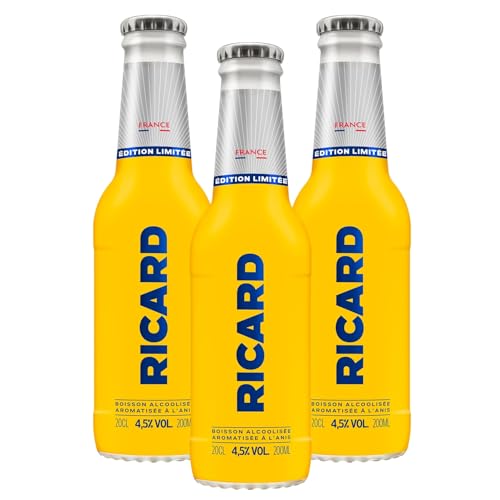 Ricard Bouteille 4.5%, Pack de 3x 20cl