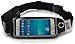 Running Belt Waist Pack by Pifito (TM) - 2 Pocket Outdoor Fanny Pack for Sports, Hiking, Exercise, Walking, Fitness, Jogging or Gym Workout - Durable Pouch Bag Fits all Phones (Black)