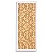 Cork Bulletin Board - Decorative Framed Corkboard Wall Decorwith White Floral Print - Perfect for Pinning Memos and Reminders - White, 23.7 x 9.7 x 0.6 inches