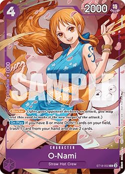O-Nami (ST18-002) (V.1) UP Common Englisch Near Mint - Unnumbered Promos - mit ReCollectibles-Versandschutz - für One Piece