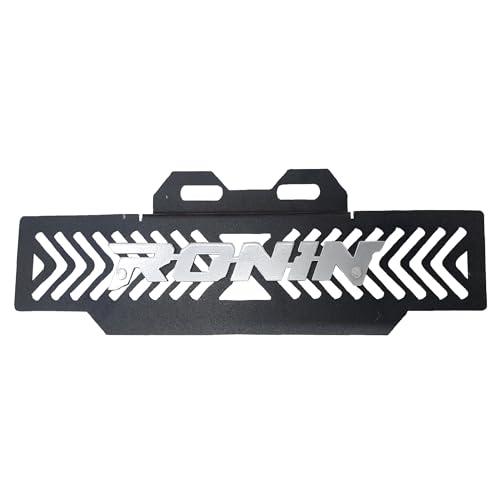 Image of Metal Headlight Frames Guard With Radiator Guard Black Compatible with TVS Ronin New (2024 To 2025)