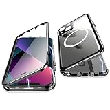 Jonwelsy Case for iPhone 13, 360 Degree Double-Sided Protection Compatible with Magsafe Magnetic Ads