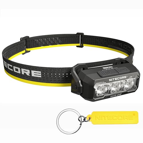 Nitecore HA15 UHE - Linterna frontal AA ultraligera multiusos