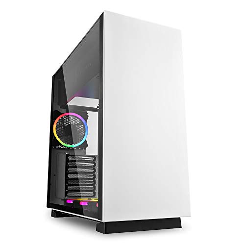 Sharkoon Pure Steel weiß, PC Gehäuse, RGB
