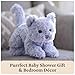 GUND Bootsie English Blue Kitten Plush Toy, Premium Cat Stuffed Animal for Ages 1 and Up, Gray, 9”