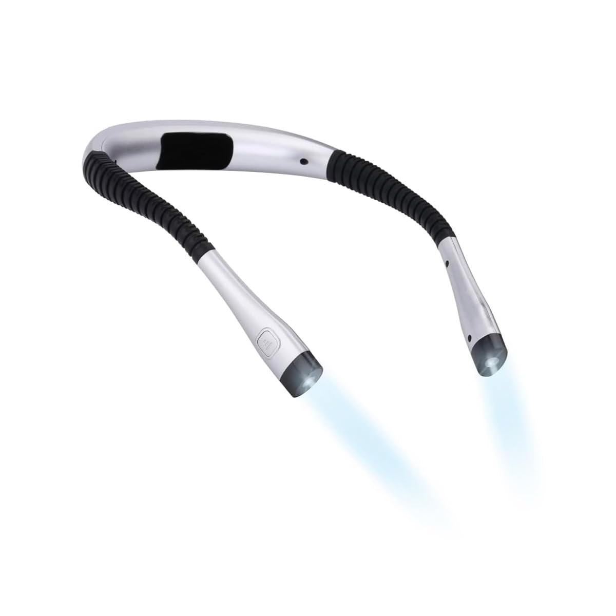 NK Lámpara de Lectura Recargable para Cuello con Brazos Flexibles, 3 Colores de Luz LED, 3 Niveles de Iluminación Ajustables, Batería 1000 mAh, Perfecto para Leer Libros, Tejer, Reparar, Acampar