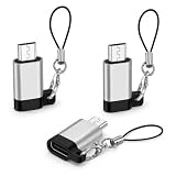 Viviber micro usb type-c変換 3個入り 防紛失ストラップ付 マイクロUSB変換アダプター USB a to c マイクロusb タイプcコネクタ 急速充電とデータ同期 Xperia、Galaxy S7 Edge、Nexus、 P10 Lite等Micro USB設備対応
