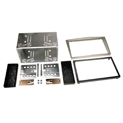 Cadre d'encastrement d'autoradio Double DIN Opel Zafira couleur champagne Hama